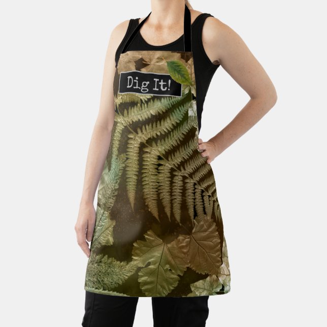 Tablier Love Nature Ferny Leaf Imprimer (Insitu)