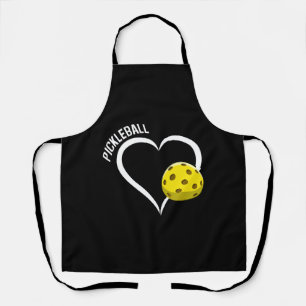 Tablier Love Pickleball Fun cadeau