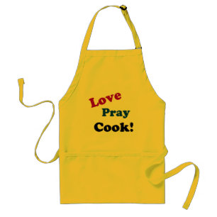 Tablier Love Pray Cook la Personnaliser