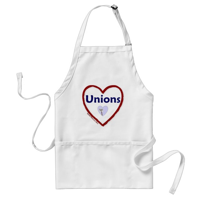Tablier Love Unions (Devant)