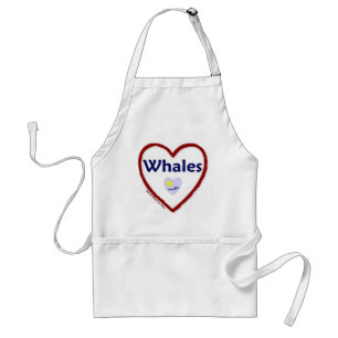 Tablier Love Whales