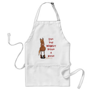 Tablier Love Your NEIGHbor Horse Secourt