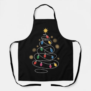 Tablier Lumières de Noël Arbre 