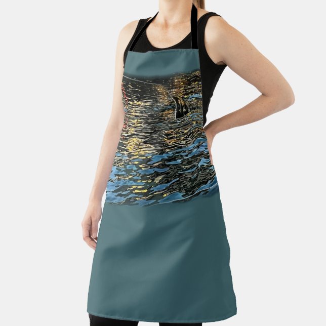 Tablier Lumières du soir sur la mer (Insitu)