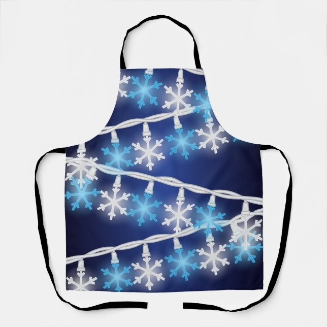 Tablier Lumières en forme de flocon de neige (Recto)