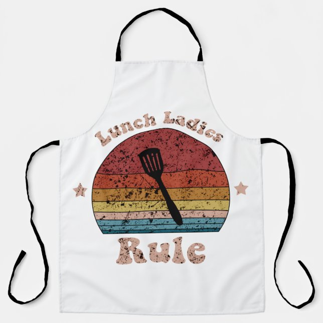 Tablier Lunch Lady Vintage Apron (Recto)