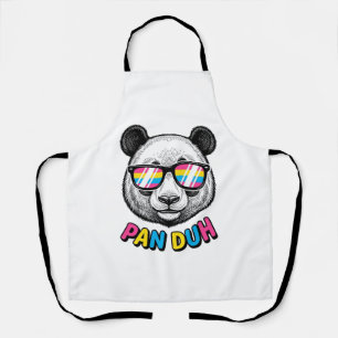 Tablier Lunettes de soleil de Panda Drôle de T-Shirt de Gr