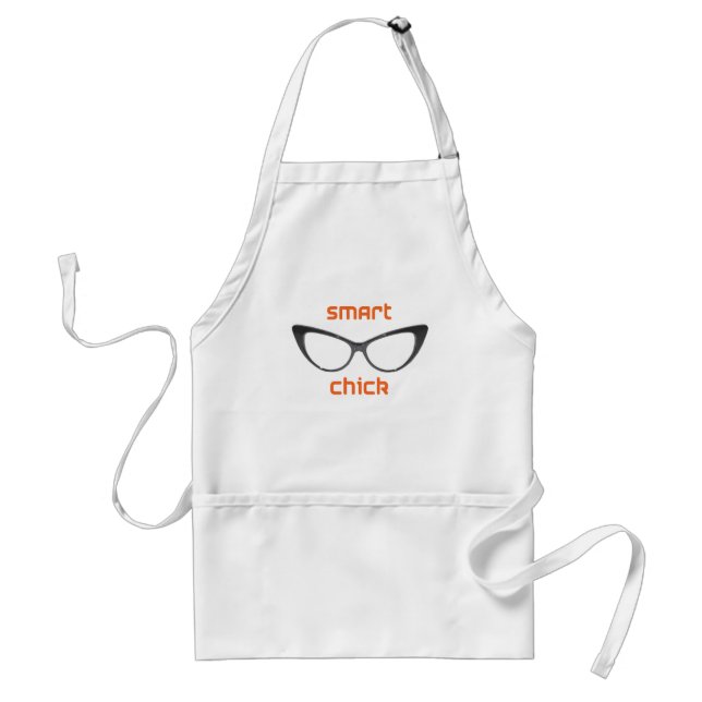 Tablier Lunettes intelligentes de geek de poussin (Devant)