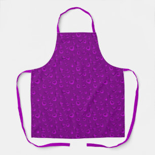Tablier Luxe Moderne Elégante Parties scintillant Purple H