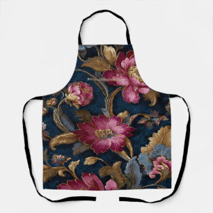 Tablier Luxury Floral Vintage Royal