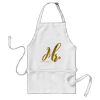 M. et Mme chics personnalisés Aprons Gift Set