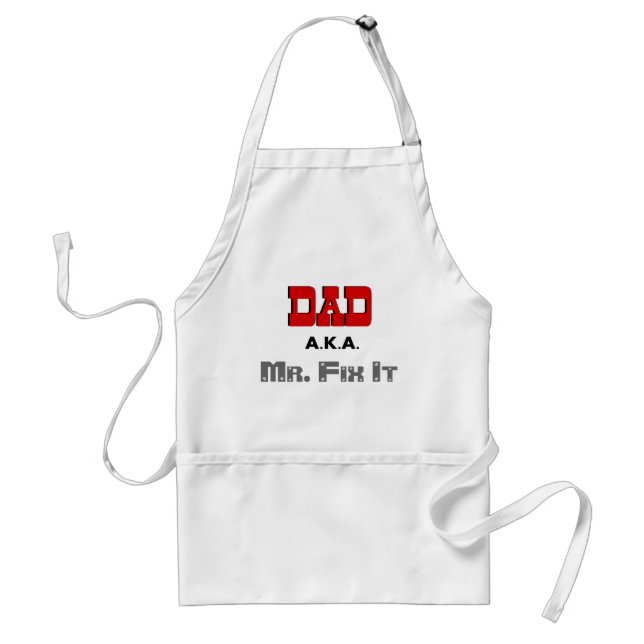 Tablier M. Fix It Novelty Apron de papa AKA (Devant)