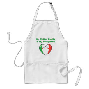 Tablier Ma famille italienne est mon amour véritable tout