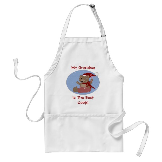 Tablier Ma grand-maman est la meilleure cuisinière ! (Devant)