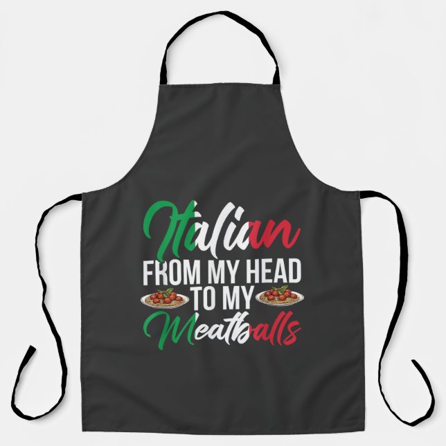 Tablier Ma Tête À Mes Boulettes De Viande (Recto)