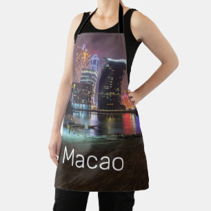 Tablier Macao Casino Skyline Panorama Chine Nuit