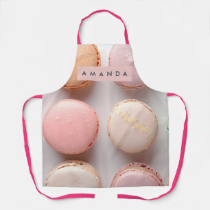Tablier Macaron Pastel Élégant Personnalisé