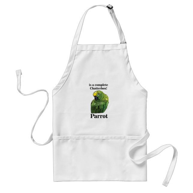 Tablier Macaw Parrot Tropical Bird Chatterbox drôle (Devant)