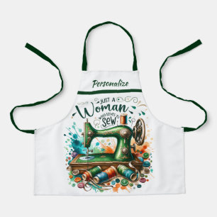 Tablier Machine à coudre Fumée de Seamstress Personnaliser