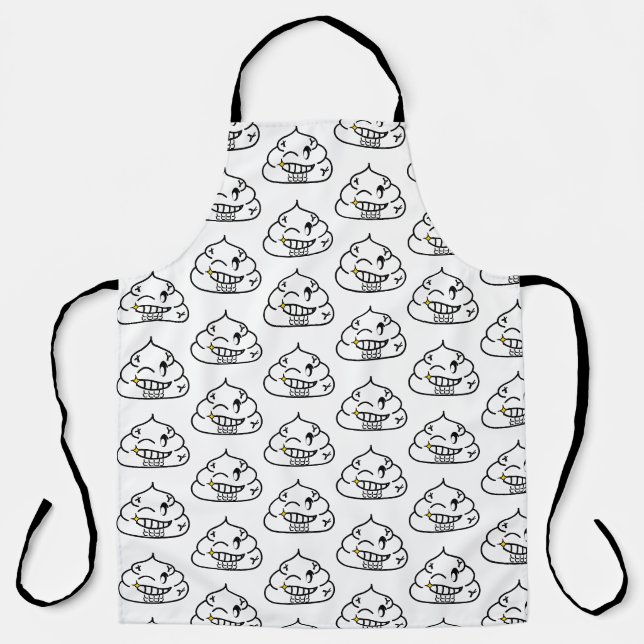 Tablier Macho Poop - Brootsch le PooPoo (Recto)