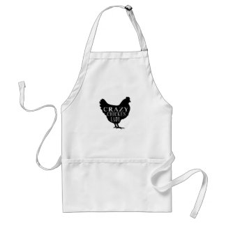 Tablier Madame folle mignonne de poulet