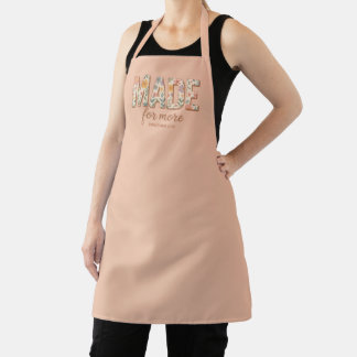 Tablier Made for More Apron in Soft Peach Color