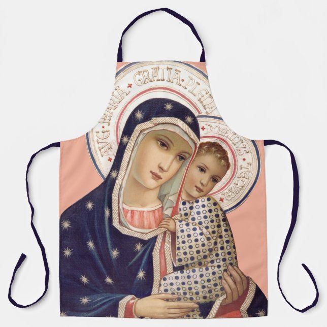 Tablier Madone et Enfant (Recto)