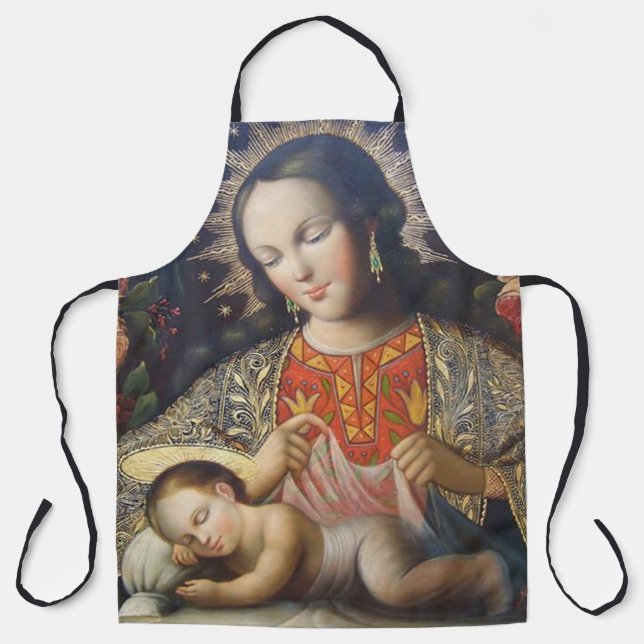 Tablier Madone et Enfant (Recto)