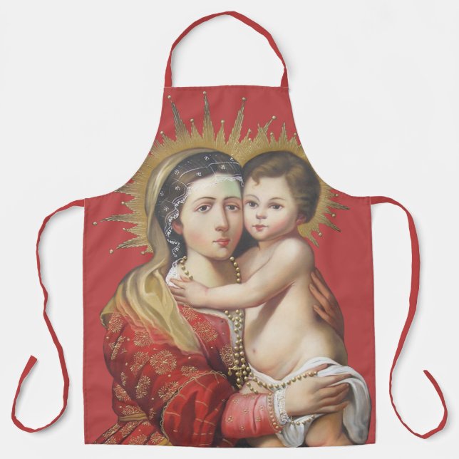Tablier Madonna et l'enfant (Recto)