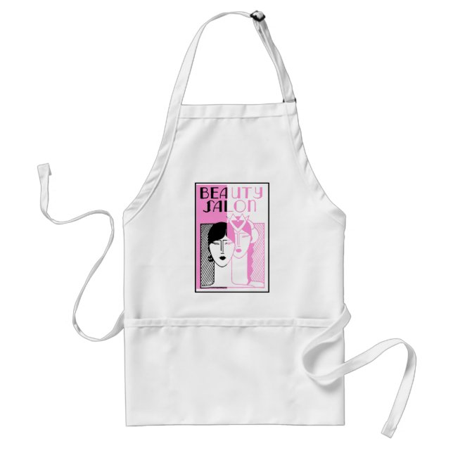 Tablier Magasin de beauté Hot Pink Deco (Devant)