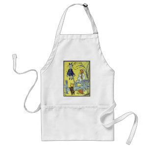 Tablier Mage de l'Oz vintage, Dorothy Toto rencontre l'épo