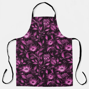 Tablier Magenta Floral Apron