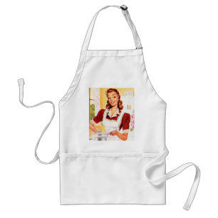 Tablier Magie de cuisine rétro vintage pour femmes des ann