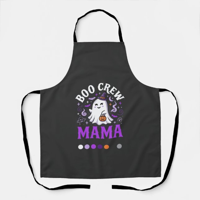 Tablier Magie de maman boo Halloween (Recto)