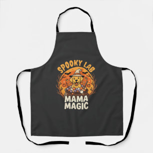 Tablier Magie de maman Labrador Halloween