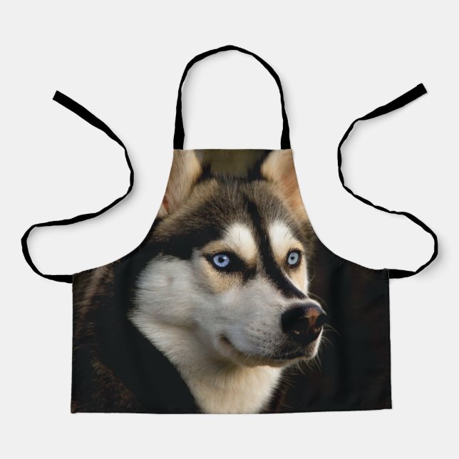 Tablier Magnifique Coussin de Lancement Husky (Recto)
