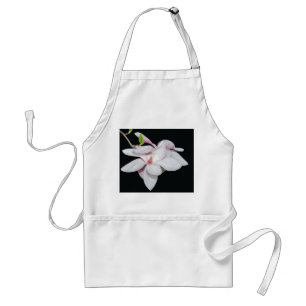 Tablier Magnolia blanc
