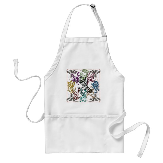 Tablier Mah Jongg One Bam Birds Apron (Devant)