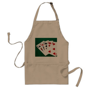 Tablier Mains de poker - Deux paires - roi, neuf