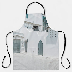 Tablier Maison en béton blanc