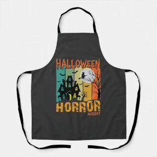 Tablier Maison hantée de la Nuit de l'horreur d'Halloween 