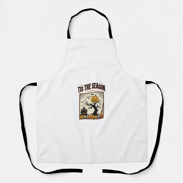 Tablier Maison hantée de la saison des fantômes d'Hallowee (Recto)