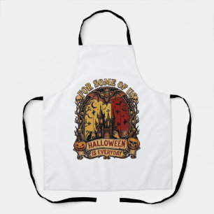 Tablier Maison Hantée Tous Les Jours D'Halloween Chauves-S