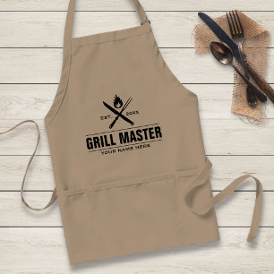 Tablier Maître de grill BBQ drôle Roi Barbecue personnalis