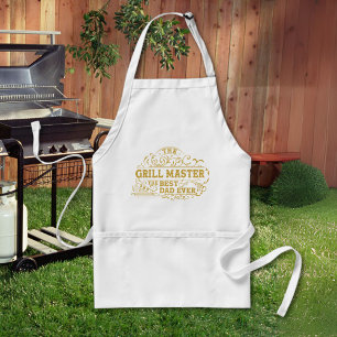 Tablier Maître du Grill et Meilleur Papa de tous les Pères