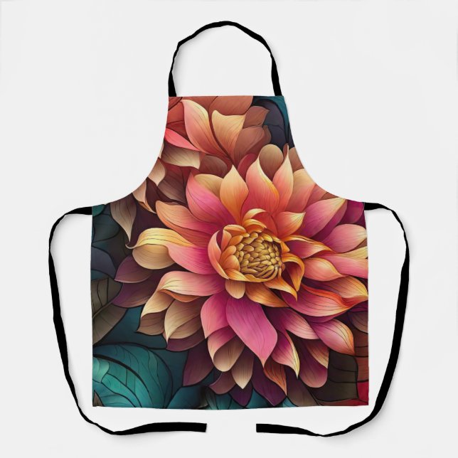 Tablier Maître Gardener Dahlia Apron (Recto)