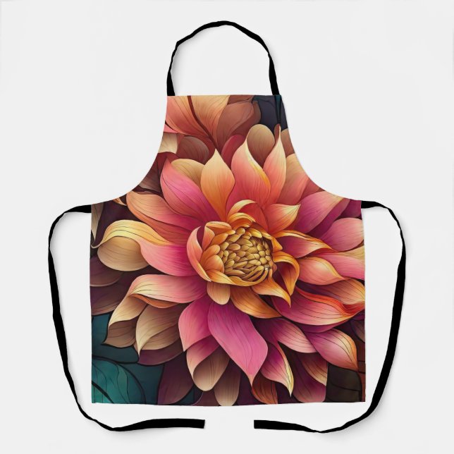 Tablier Maître Gardener Dahlia Apron (Recto)
