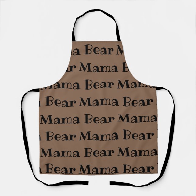 Tablier Mama Bear Nouvelle maman (Recto)