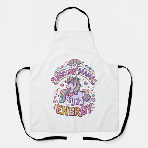 Tablier Mama Licorne Énergie Coloré Design Zazzle_1