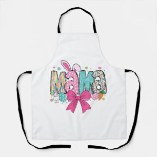 Tablier Mama Mini Pâques T-shirt assorti Mama Lapin jour d